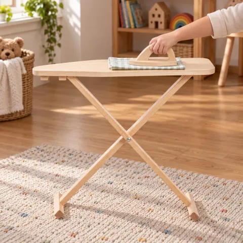 Wooden Pretend Ironing Set