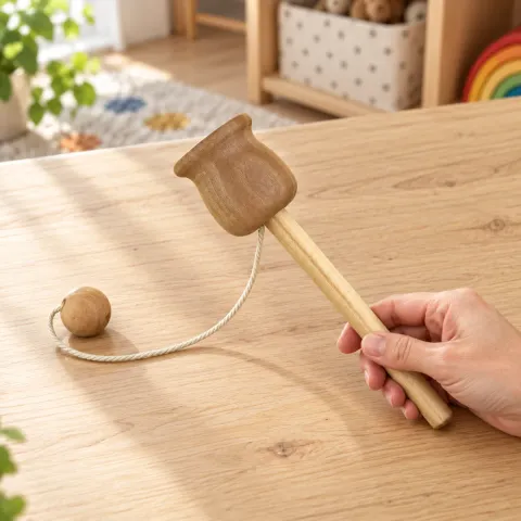 Wooden Cup and Ball