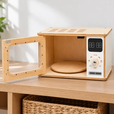 White Play Microwave