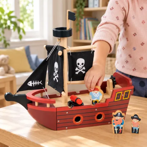 Wooden Pirate Ship