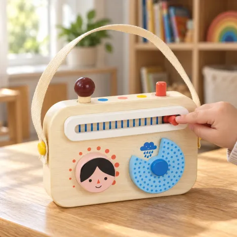 Wooden Pretend Radio