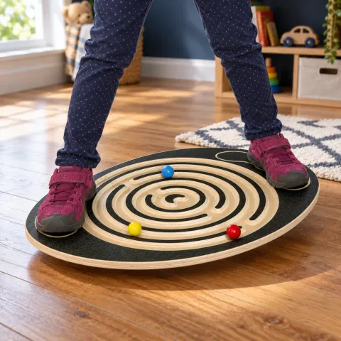 Circular Maze Balance Board